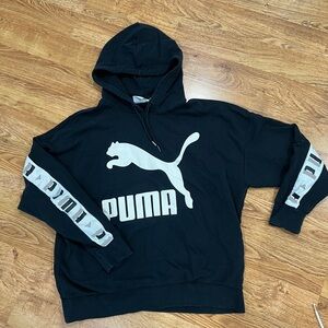 Drop shoulder pullover hoodie- SZ Large